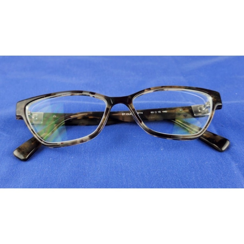 Seraphin Eyeglasses St. Clair 8774 Gray Marble Cat Eye Japan 53[]15 140 Handmade